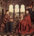 Jan van Eyck La Virgen del Canciller Rolin